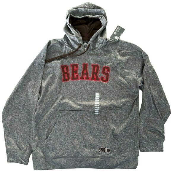 Knights Apparel KA Grey Hoodie BROWN University Bears Men's Size Medium - $50 - Picture 1 of 4